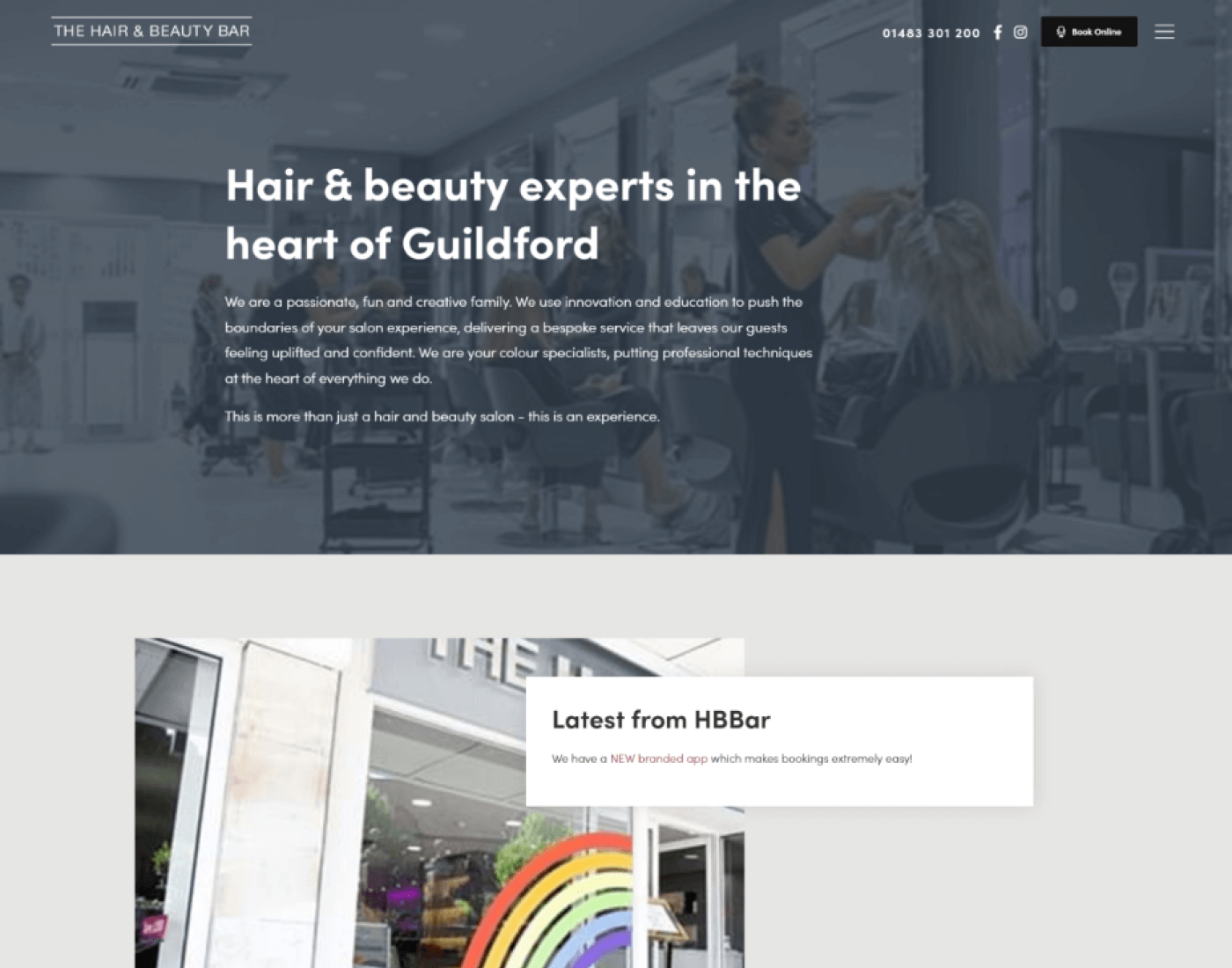The Hair & Beauty Bar Website