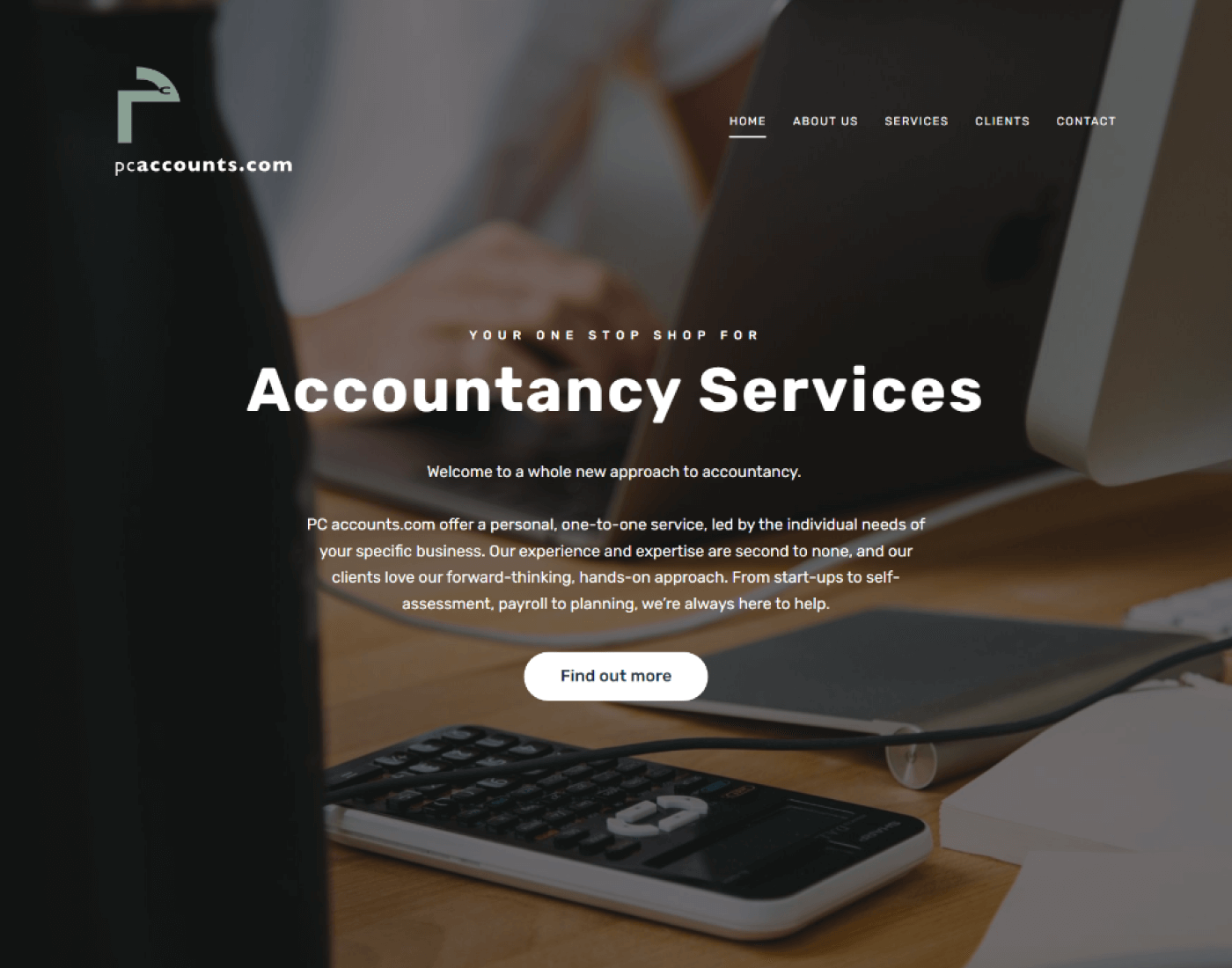 PC Accounts - Accountant Website